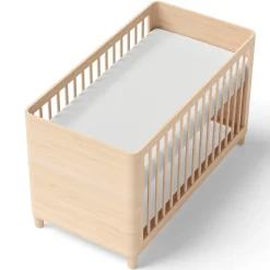 Crib Fitted Sheet - White Ivory