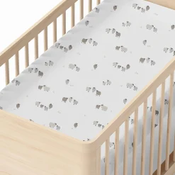 Crib Fitted Sheet Sheep - Special Edition Laura Lémerveil