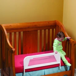 Crib Mesh Bed Rail Telescopic