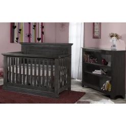 Crib Modena Granite Distressed