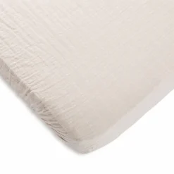 Crib Sheet - Muslin Greige