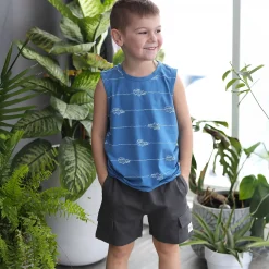 Crocodile Tank Top 2-8y