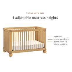 Crosby 3-in-1 Convertible Crib - Honey