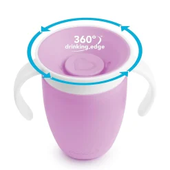 Cup 360 7oz (2) Pink Purple