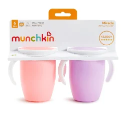 Cup 360 7oz (2) Pink Purple