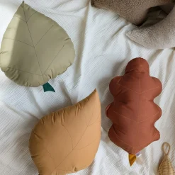 Cushion Ash Leaf - Ochre