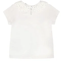 Daisies White T-shirt 3-6