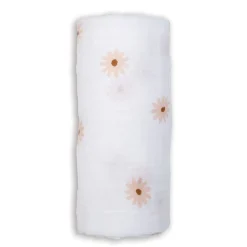 Daisies-cotton Muslin Swaddle