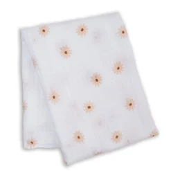 Daisies-cotton Muslin Swaddle