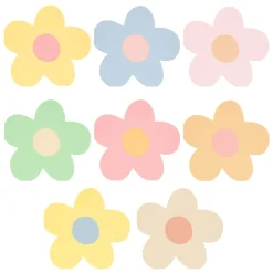 Daisy Shaped Napkins (16)