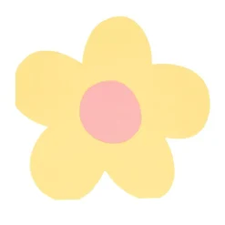 Daisy Shaped Napkins (16)