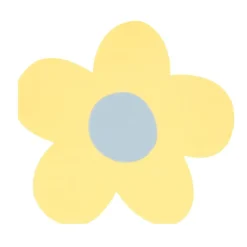 Daisy Shaped Napkins (16)