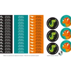 Daycare Name Labels - Dinosaurs