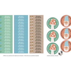 Daycare Name Labels - Gnomes