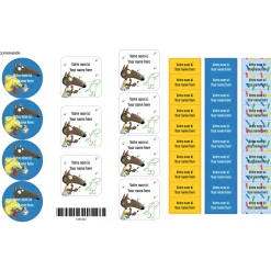 Daycare Name Labels - Little Wolf