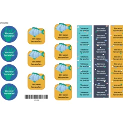 Daycare Name Labels - Ocean