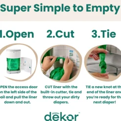 Dekor Eko Classic Diaper Pail Refills (2)