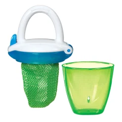 Deluxe Fresh Food Feeder - Blue/Green