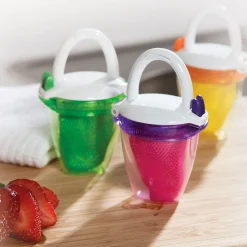 Deluxe Fresh Food Feeder - Blue/Green