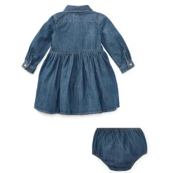 Denim Shirt Dress 6-24m