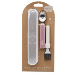 Detachable Spoon&Fork-Pink