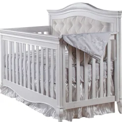 Diamante Convertible Crib - Vintage White
