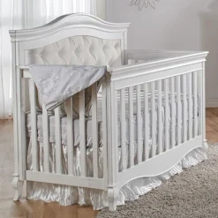 Diamante Convertible Crib - Vintage White