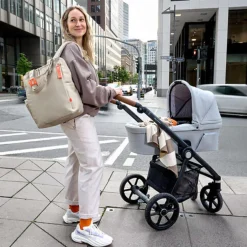 Diaper Backpack Green Label - Beige