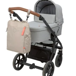 Diaper Backpack Green Label - Beige