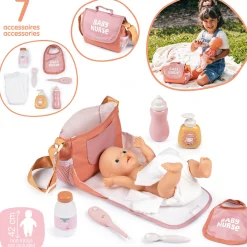 Diaper Bag for Doll - 8 Pieces
