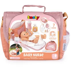 Diaper Bag for Doll - 8 Pieces
