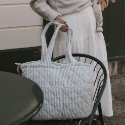 Diaper Bag-blue Strippe