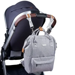 Diapers Backpack Mani - Grey Marl