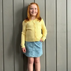 Dolce Vita Rib Cardigan 7-14y