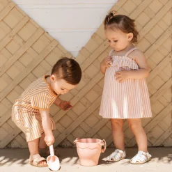 Dolphins Striped Dress 3-24m