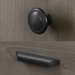 2-Door Armoire with Drawers - Versa Gray Maple