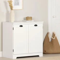 2-Door Storage Cabinet - Farnel Pure White
