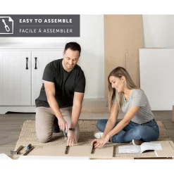 2-Door Storage Cabinet - Farnel Pure White