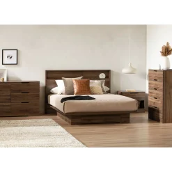 Double / Queen Headboard - Holland Natural Walnut