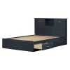 Double Bed and Headboard Set - Ulysses Blueberry