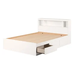 Double Bed and Headboard Set - Fusion Pure White