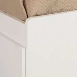 Double Bed and Headboard Set - Fusion Pure White