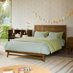 Double Bed Bondi - Walnut Natural