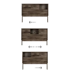 Double Bed Headboard Asten - Oak