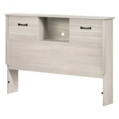 Double Bookcase Headboard - Ulysses Winter Oak