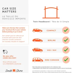Double Bookcase Headboard - Ulysses Winter Oak
