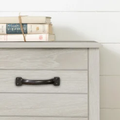 Double Bookcase Headboard - Ulysses Winter Oak