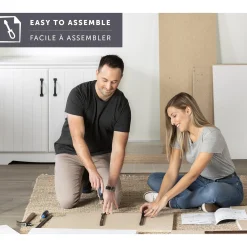 Double Bookcase Headboard - Ulysses Winter Oak