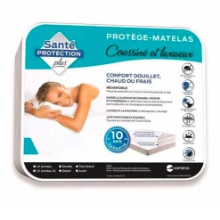 Double Quilted Mattress Protector + 2 Pillow Protectors