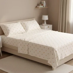 Double Sheet Set - Croissants